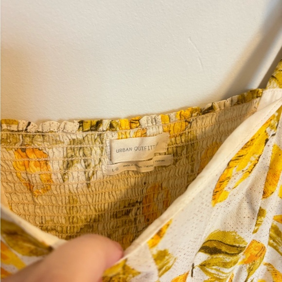 Urban Outfitters Jolene Linen Tie-Shoulder Mini Dress - Picture 2 of 10